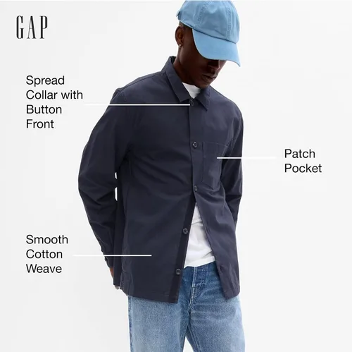 Vista 2 de GAP Chaqueta de utilidad para hombre