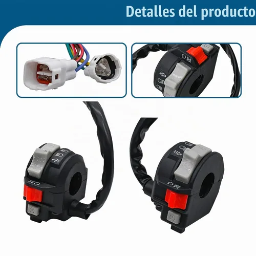 Vista 5 de Interruptor de manillar apto para Yamaha YFM 125 Grizzly Raptor YFM 250 Bear Tracker