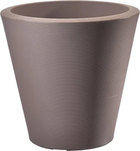 Vista 31 de Crescent Garden Madison Planter– Maceta resistente a la intemperie, doble pared para interiores y exteriores con orificio de drenaje, contenedor