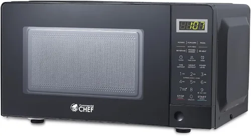 Vista 14 de Commercial Chef 0.6 Cu. Ft. Countertop Microwave Oven, CHM660B, Black Negro