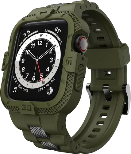 Vista 17 de Correas Compatibles para Apple Watch de 41mm, 40mm, 38mm, Correa Deportiva Resistente para Hombres con Estuche Protector para Watch Series 9, 8