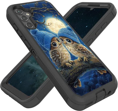 Vista 7 de Diseñada para Galaxy A17 5G de 6.7 pulgadas, resistente, resistente y duradera, a prueba de golpes, híbrida de doble capa, funda protectora de doble