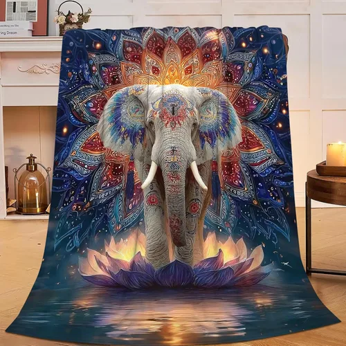 Vista 117 de Manta de águila con la bandera estadounidense y águila calva, regalos para niños, niñas, niños, adultos, mujeres y hombres, suave, acogedora, cálida