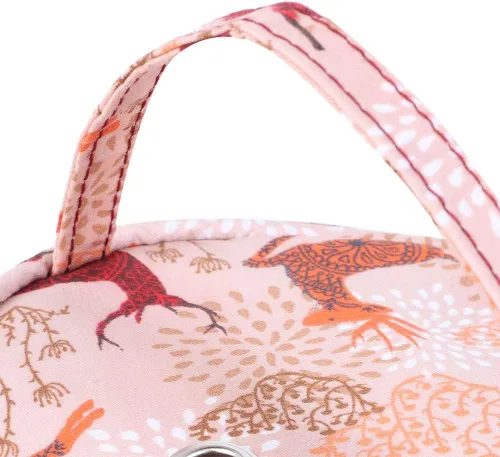 Vista 9 de QANYEGN Bolsa de almacenamiento de hilo, cuchillo portátil, bolsa de almacenamiento de micro ganchillo, para ganchillo, madejas de hilo, alicates