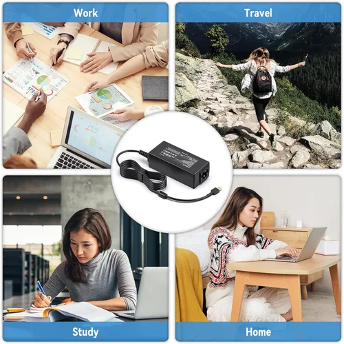 Vista 6 de Cargador para portátil de 45 W compatible con Lenovo X240 X250 T440 T450 L450 E450 Yoga 11 11S IdeaPad S21e G50 G40 Z50 Z50-70 Punta cuadrada Cable