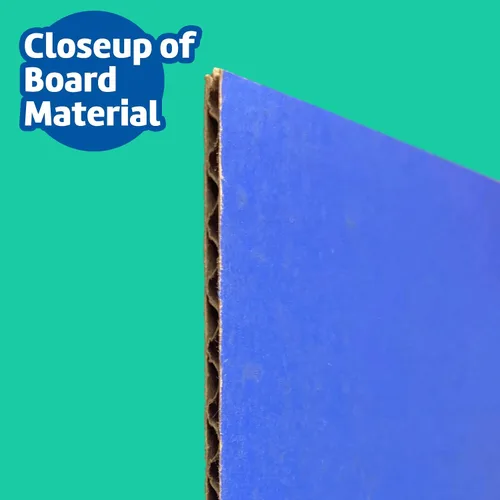 Vista 6 de Flipside Products Tableros de proyectos surtidos de colores primarios de 36 x 48 pulgadas con encabezados, 6 de cada uno de rojo, azul, verde
