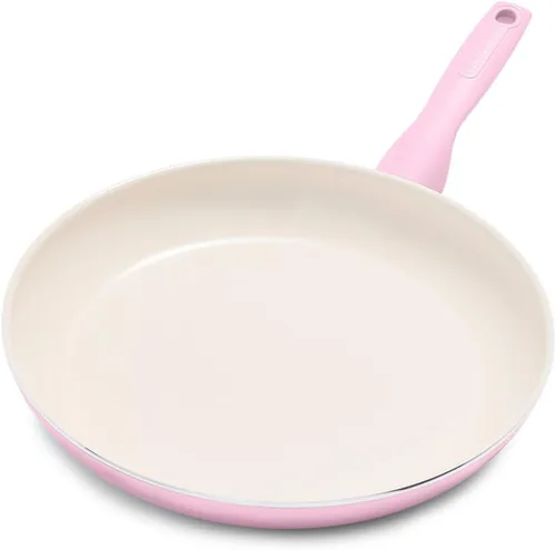 Vista 9 de GreenPan Rio Healthy Ceramic - Sartén antiadherente de 10 pulgadas, sin PFAS, apta para lavavajillas, color negro