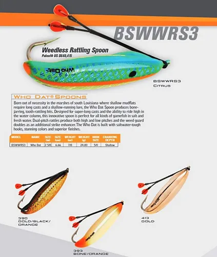 Vista 2 de Bomber Señuelos Que Dat Cuchara Spinner Cebo Señuelo de Pesca