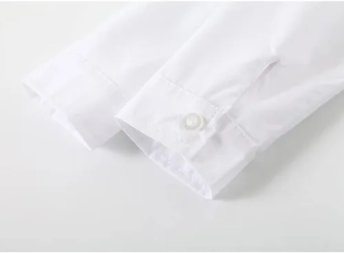 Vista 4 de Conjunto de chaleco de 3 piezas para bebé con camisa blanca, chaleco y pantalón