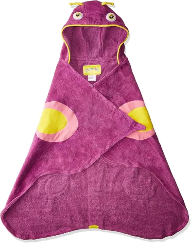 Vista 4 de Kidorable Toalla con capucha de dinosaurio verde para niños con divertidas patas de dinosaurio y picos