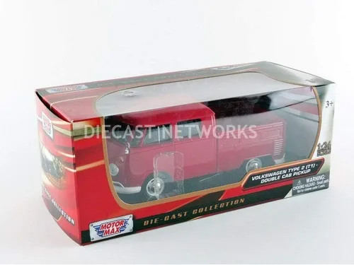Vista 5 de Motormax 1/24 79343grw – Volkswagen T1 Kombi – Recogida – 1976