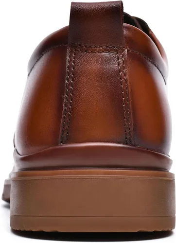 Vista 5 de Mens Casual Leather Sneakers Slip On Tennis Walking Skateboarding Shoes for Men Daily Comfortable Fashion Shoe