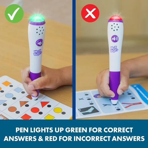 Vista 3 de Educational Insights - Hot Dots Jr. Juguete educativo Juego para prepararse para la escuela, 160 lecciones para preparación en casa y la escuela