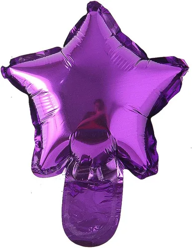 Vista 18 de 5 unids/lote Mini globos de papel de aluminio con forma de corazón de estrella de 5 pulgadas, globos inflables para boda, cumpleaños, baby shower