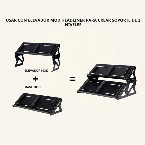 Vista 5 de Soporte de producción de escritorio Headliner Mod Base