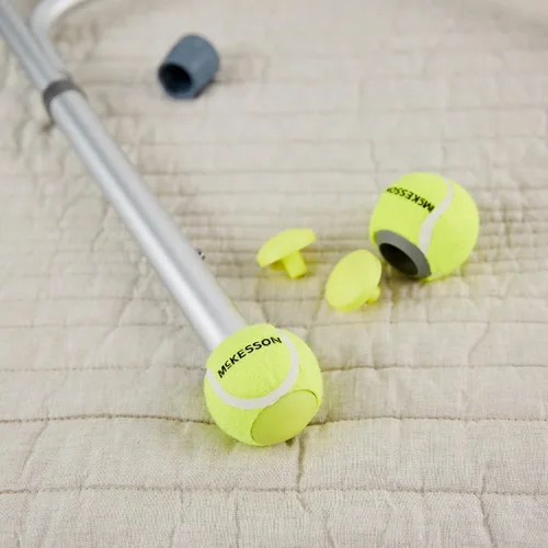 Vista 6 de McKesson Walker Glides, pelotas de tenis, almohadillas de repuesto, 1 par