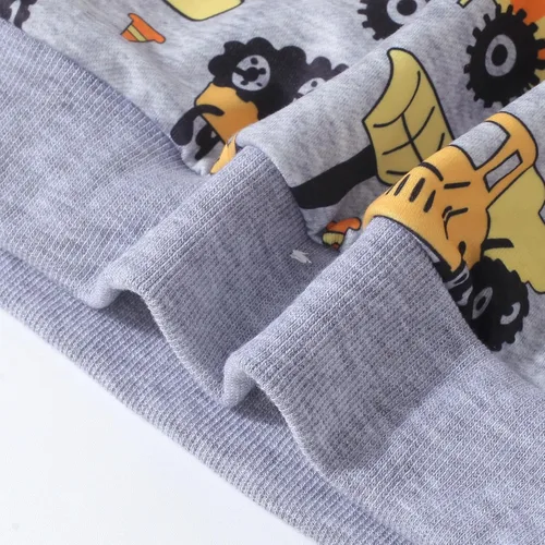 Vista 6 de Popshion - Sudaderas de dinosaurios para niños, pulóveres deportivos de caricaturas de manga larga, tallas 1-7T