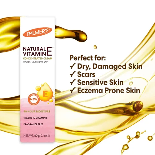 Vista 5 de Crema concentrada de vitamina E natural de Palmer's, 2.1 onzas