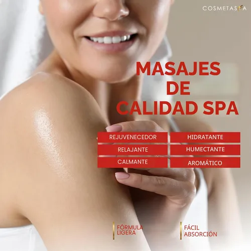 Vista 4 de Aceite de masaje nutritivo natural con rodillo de bola de masaje – Aceites terapéuticos de masaje de cítricos y coco con aceites esenciales