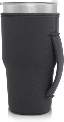 Vista 18 de Fundas Aislantes de Neopreno Portavasos con Asa para Vasos Tumbler de 20oz, Funda Reutilizable para Café Helado Para Tazas de Café de 30oz - 32oz