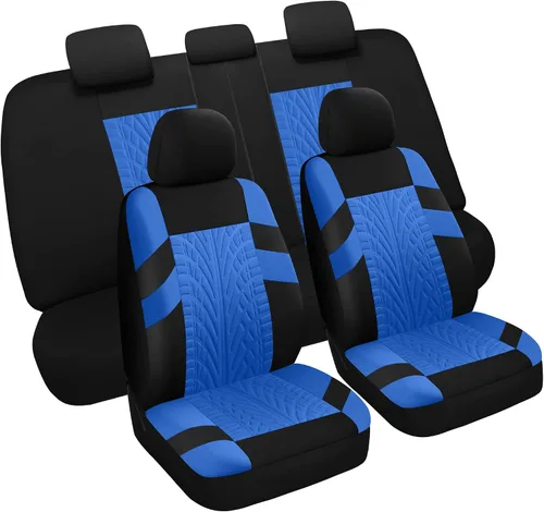 Vista 7 de Pariitadin - Juego de fundas de asiento de coche delanteras, fundas de asiento lavables y transpirables para coches, fundas de interior de coche