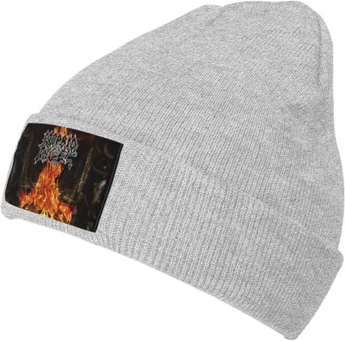 Vista 8 de Beanies for Mens Womens - Basic Unisex Cuffed Skull Caps Knitted Winter Hat Classic Sleep Hats for Hiking Gardening