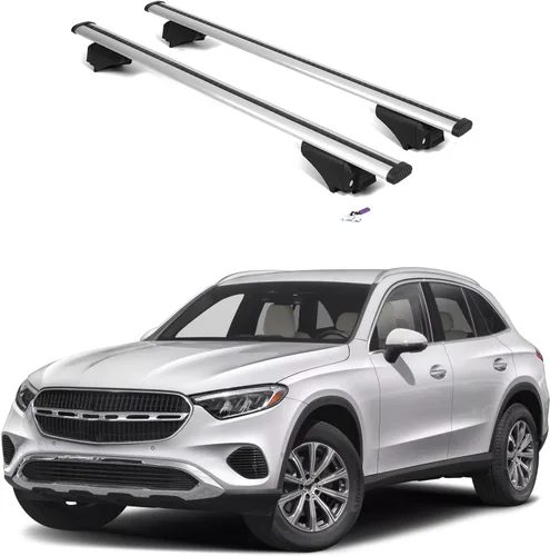 Vista 8 de ERKUL Barras transversales de techo para Mercedes Benz GLE (V167) 2019-2026 Barras transversales de aluminio con bloqueo antirrobo para techo Negro