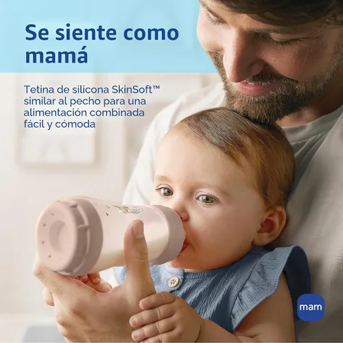 Vista 6 de MAM Tetinas de flujo rápido anticólicos para biberones, se adapta a todos