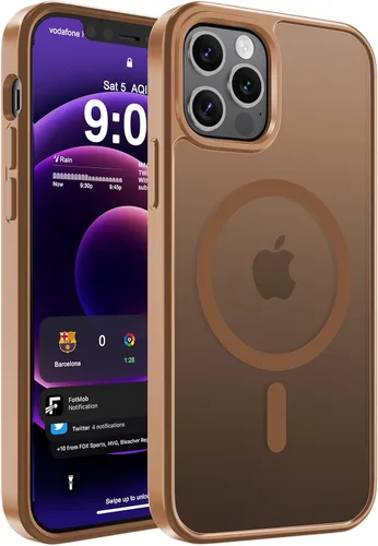Vista 137 de WRJ Funda magnética mate para iPhone Air de 6.5 pulgadas, [compatible con Magsafe] [protección contra caídas de grado militar], delgada Negro