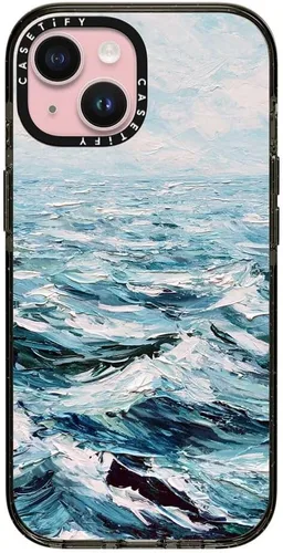 Vista 135 de CASETiFY Impact Funda para iPhone 15 [Probada contra Caídas de Grado Militar 4X / Protección contra Caídas de 8.2 pies / Compatible con Magsafe]