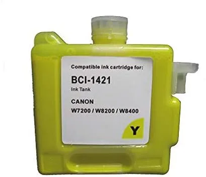 Vista 2 de Compatible CANON BCI-1421 Y tanque de tinta Canon bci1421 amarillo tanque de tinta