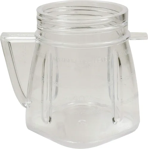 Vista 3 de Univen 1 taza (8oz) Mini tarro de licuadora con tapa sellada para licuadoras Oster y Osterizador, paquete de 6