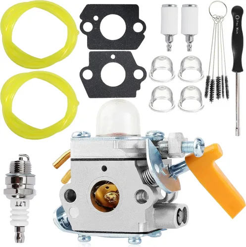 Vista 9 de Carburador SS30 SS26 CS30 compatible con Ryobi Homelite Weed Edger 25cc 26cc 30cc soplador de hojas recortadora C1U-H60 EX26 CS26 RY09056 308054043