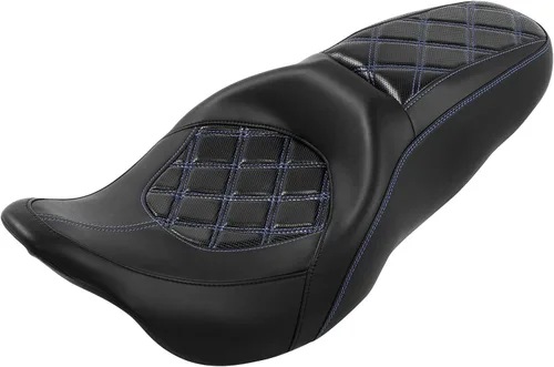 Vista 17 de TCT-MOTORPARTS Asiento de pasajero negro para Harley Touring Electra Glide 2009-2023