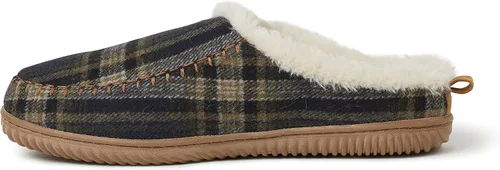 Vista 8 de Dearfoams Alpine Bern - Pantuflas tipo zueco para hombre
