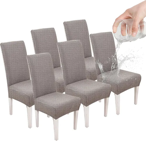 Vista 11 de Parsons - Funda para silla de comedor, funda desmontable para silla de sofá, funda retráctil (2, albaricoque)
