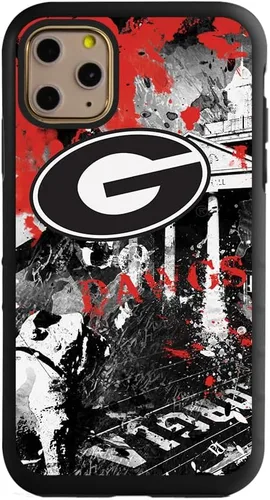 Vista 9 de Guard Dog Funda compatible con iPhone 11 Pro, grado militar, protección robusta de dos piezas, licencia universitaria, Georgia Bulldogs Nombre