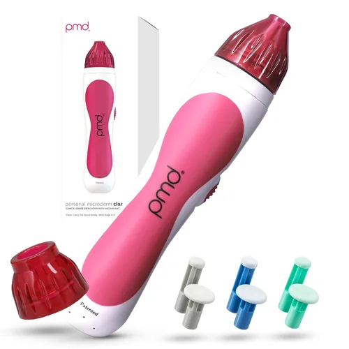 Vista 15 de PMD Beauty Personal Microderm Classic - Uso en el hogar, herramienta exfoliante facial, kit de máquina de microdermoabrasión para el cuidado