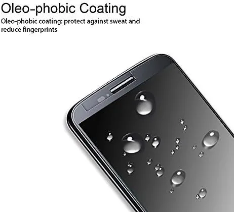 Vista 4 de Supershieldz Protector de pantalla de vidrio templado diseñado para LG Phoenix 4, antiarañazos, sin burbujas
