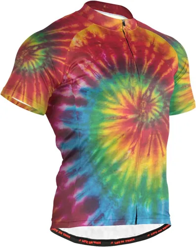 Vista 34 de Camiseta de ciclismo de manga corta para hombre Multi-Color 1