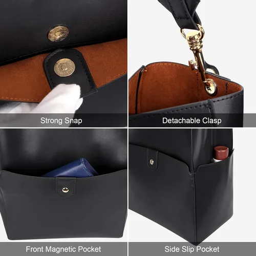 Vista 9 de Over Earth Bolsos de cuero para mujer, bolsos y bolsos de hombro