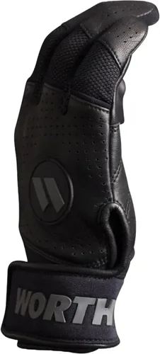 Vista 5 de Worth LEGIT PRO Guantes de bateo de sóftbol de lanzamiento lento Tallas para adultos