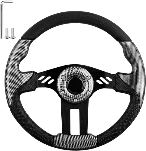 Vista 10 de Volante de carrito de golf para EZGO TXT/RXV, Club Car DS/Precedent/Tempo, Yamaha G29/Drive/Drive 2 y la mayoría de los modelos de carrito de golf