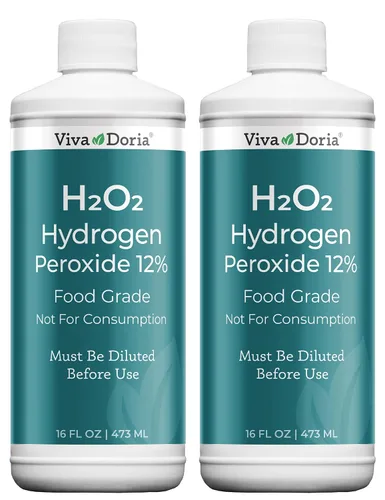 Vista 4 de Viva Doria Solución acuosa de peróxido de hidrógeno al 12 por ciento, grado alimenticio, 16 onzas líquidas