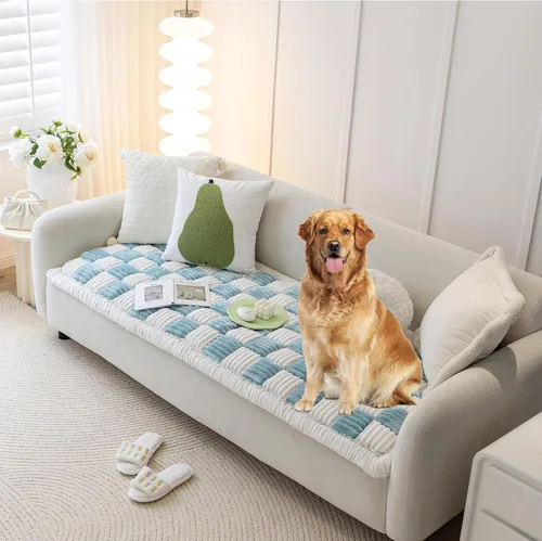 Vista 12 de Funda protectora de sofá para perros, fundas de sofá para perros, cojín de sofá para perros, lavable, alfombrilla para mascotas, fundas de sofá