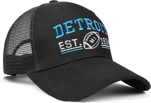 Vista 3 de Gorra de béisbol bordada de ciudad, gorra de camionero unisex para hombres y mujeres, gorra de malla