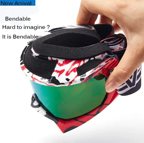 Vista 4 de Gafas ATV para motocross, motocross, motocicletas, gafas de seguridad para correr, esquí, para hombres, mujeres, niños y adultos, KG3
