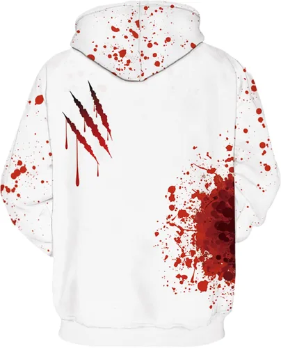 Vista 2 de NEWCOSPLAY Unisex 3D Graphic Hoodies for Men Realistic Digital Print Pullover Hoodie Hooded Sweatshirt