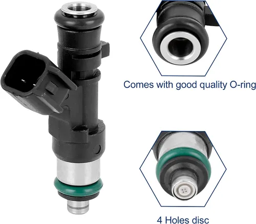 Vista 4 de X AUTOHAUX 6 piezas 0280158028 04591986AA inyector de combustible para Dodge Charger 2006-2009 Avenger 2008-2010 para Chrylser 300 Pacifica Sebring