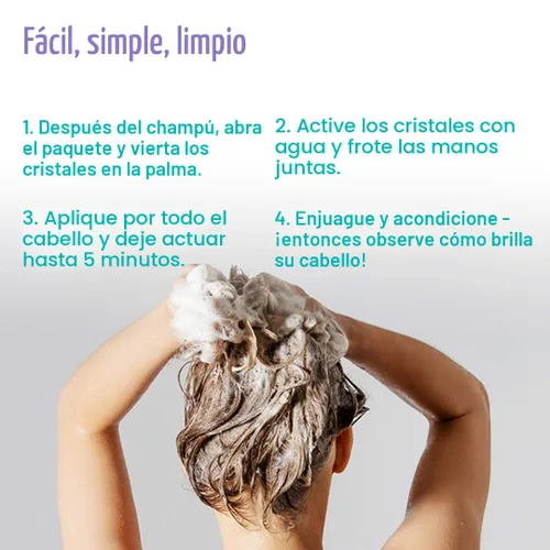 Vista 8 de Malibu C Remedio capilar Hard Water Wellness (1 paquete) – Elimina los depósitos de agua dura y las impurezas del cabello – Contiene complejo